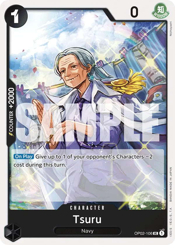 Tsuru, Starter Deck 19 BLACK Smoker OP02-106
