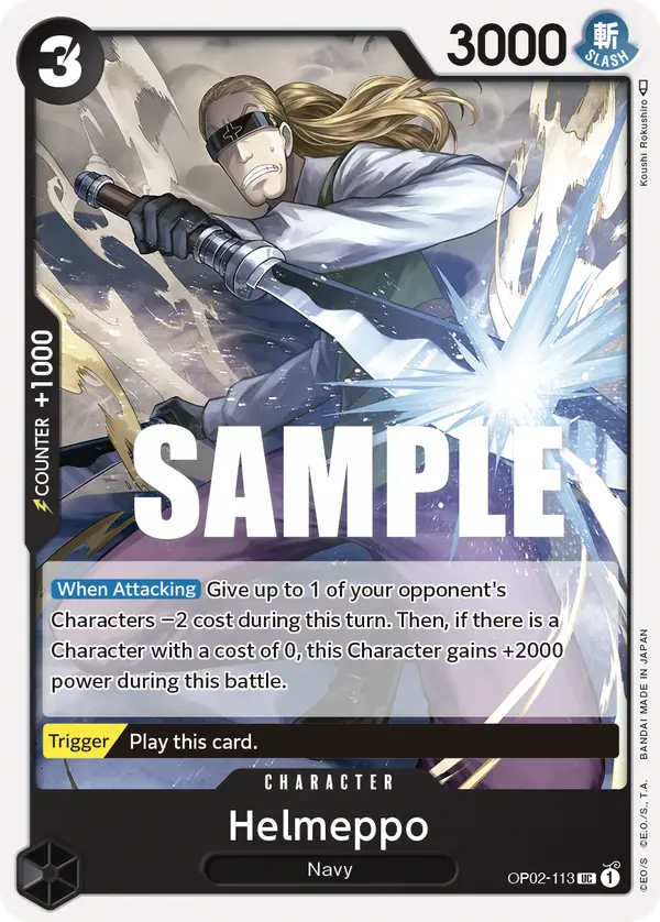 Helmeppo, Paramount War OP02-113