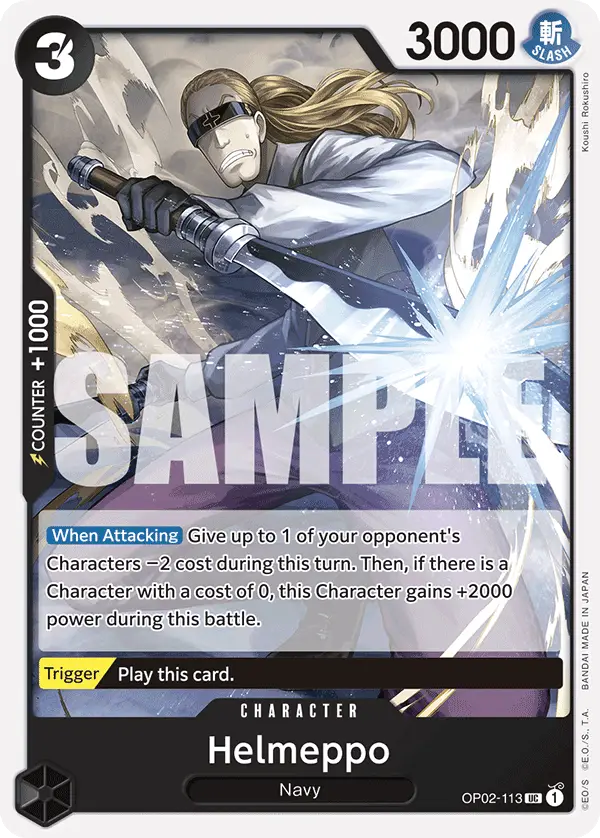 Helmeppo, Starter Deck 19 BLACK Smoker OP02-113