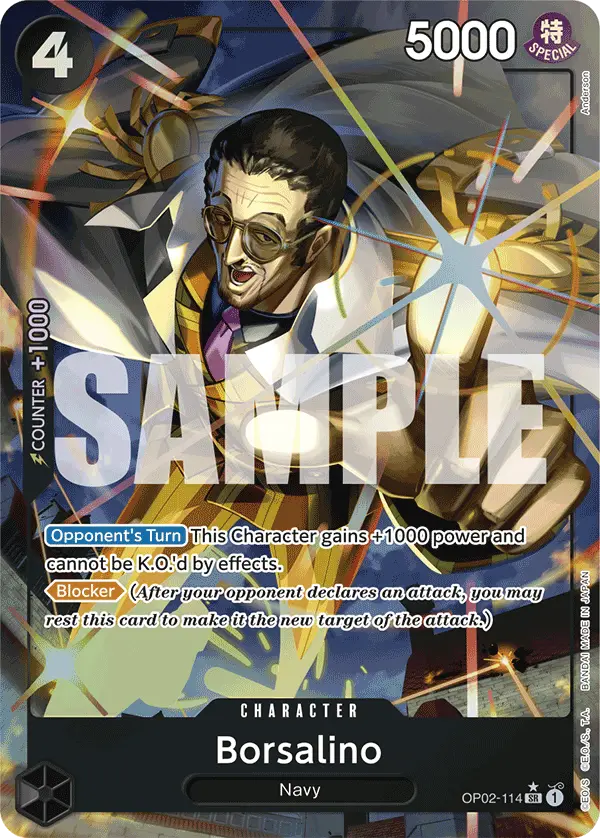 Borsalino (Alt Art), Premium Booster -The Best- OP02-114