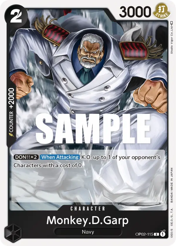 Monkey.D.Garp, Paramount War OP02-115