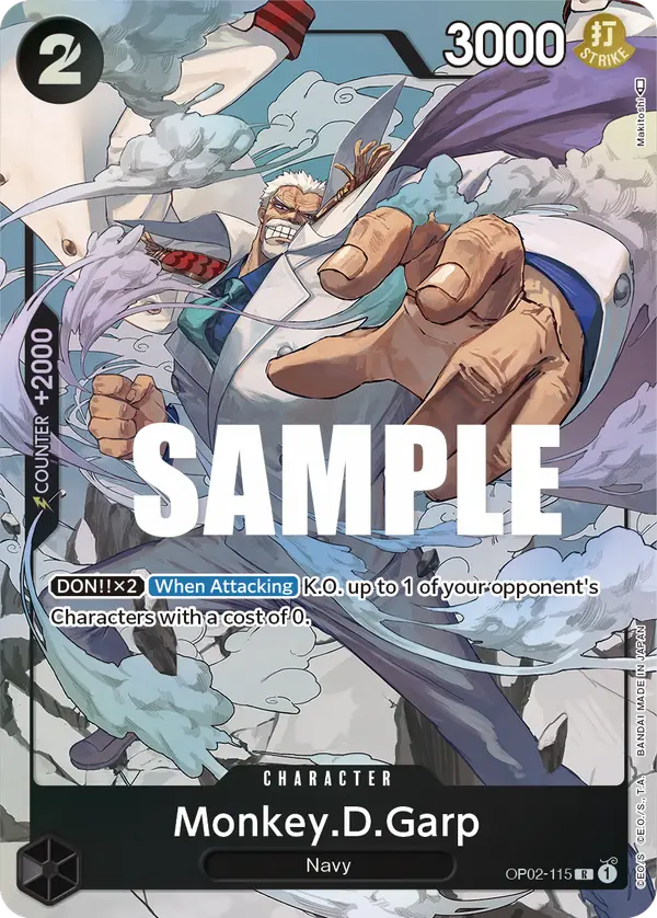 Monkey.D.Garp (Alt Art), Paramount War OP02-115