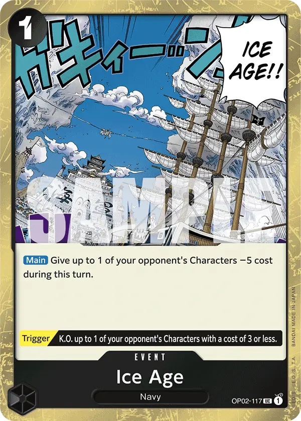 Ice Age (Jolly Roger Foil), Premium Booster -The Best- OP02-117