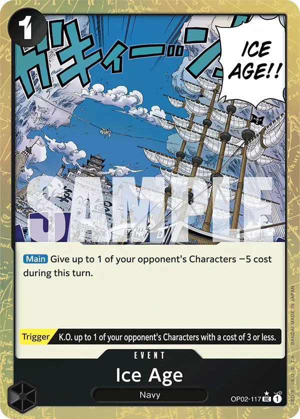 Ice Age (Textured Foil), Premium Booster -The Best- OP02-117