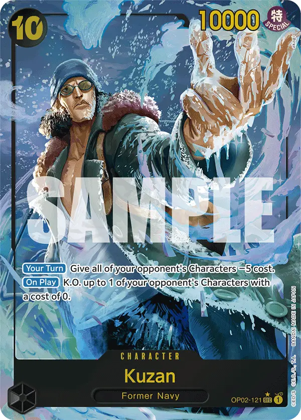 Kuzan (Alt Art), Premium Booster -The Best- OP02-121