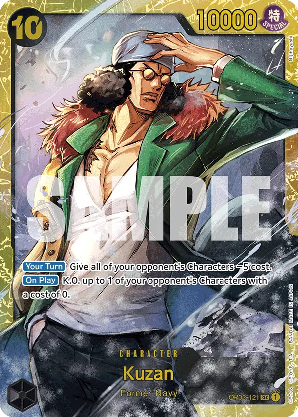 Kuzan (Reprint), Premium Booster -The Best- OP02-121