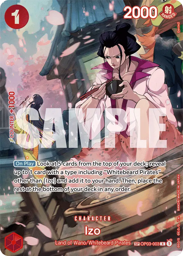 Izo (SP), 500 Years in the Future OP03-003