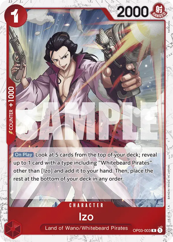 Izo (Jolly Roger Foil), Premium Booster -The Best- OP03-003