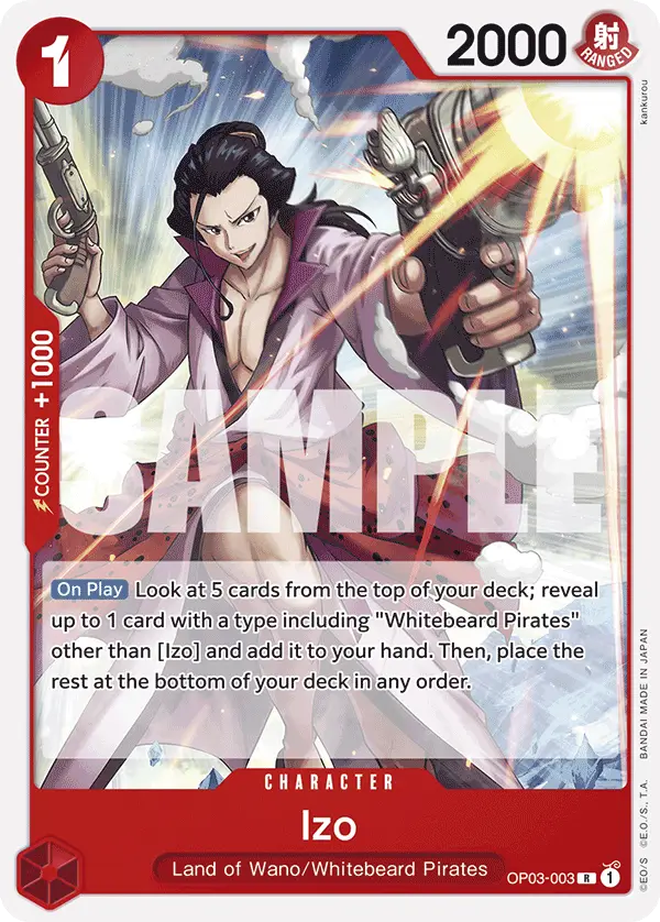 Izo, Starter Deck 15 RED Edward.Newgate OP03-003