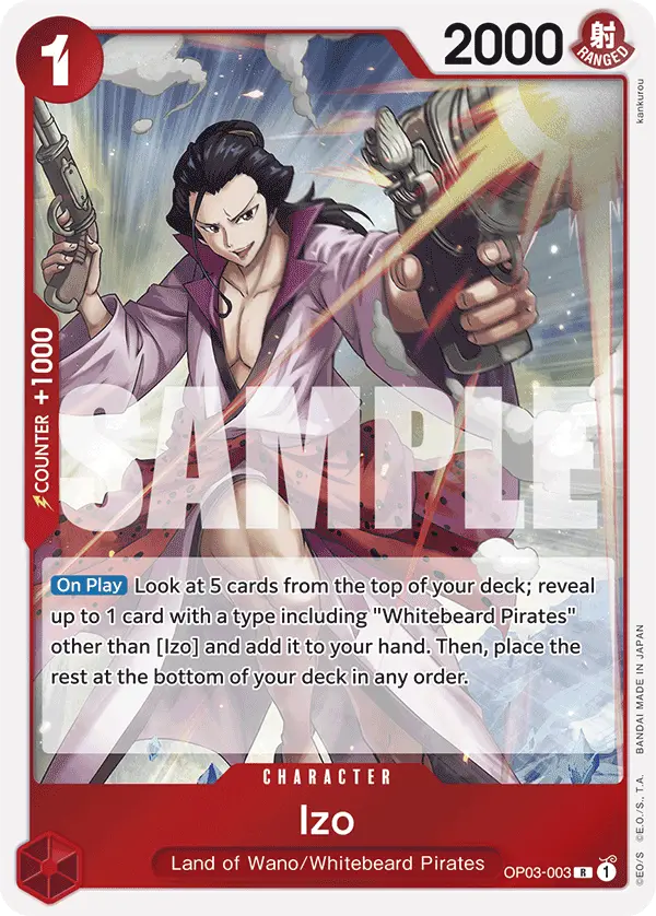 Izo (Reprint), Premium Booster -The Best- OP03-003