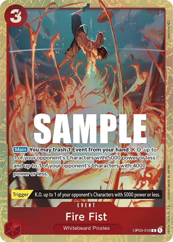 Fire Fist (Alt Art), Pillars of Strength OP03-018