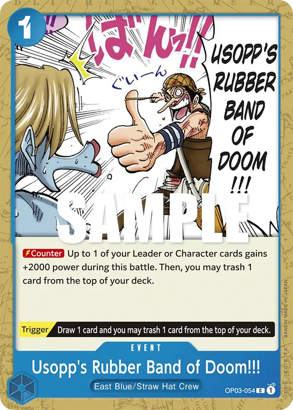 Usopp's Rubber Band of Doom!!!, Pillars of Strength OP03-054