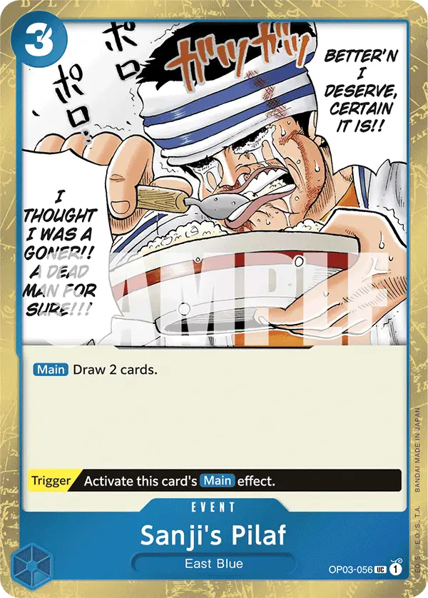 Sanji's Pilaf (Jolly Roger Foil), Premium Booster -The Best- OP03-056