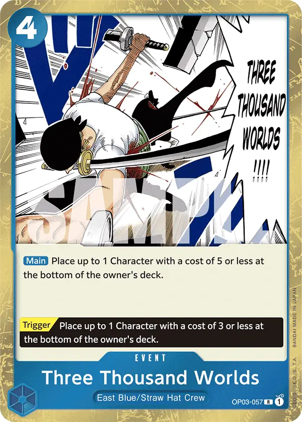 Three Thousand Worlds (Jolly Roger Foil), Premium Booster -The Best- OP03-057