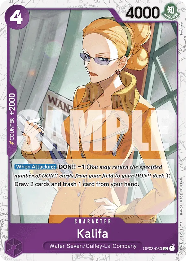 Kalifa (Jolly Roger Foil), Premium Booster -The Best- OP03-060