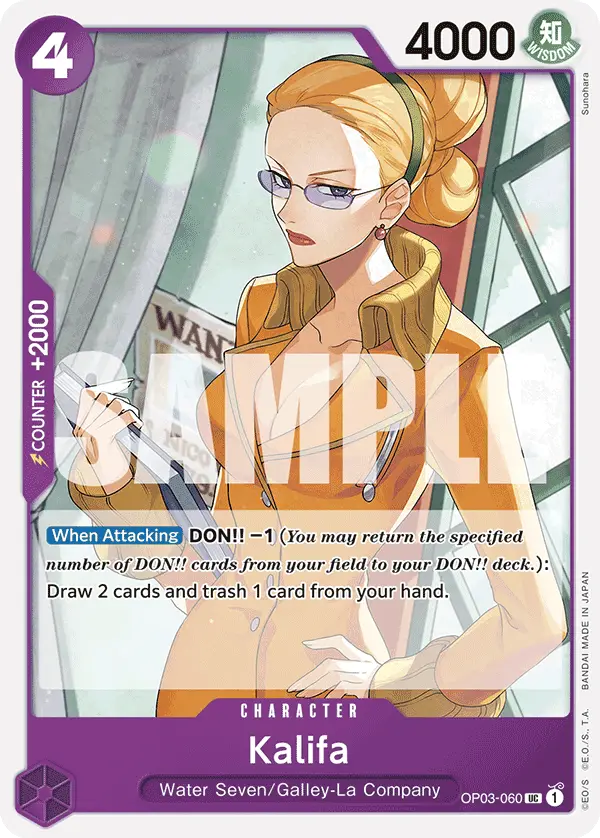 Kalifa (Reprint), Premium Booster -The Best- OP03-060