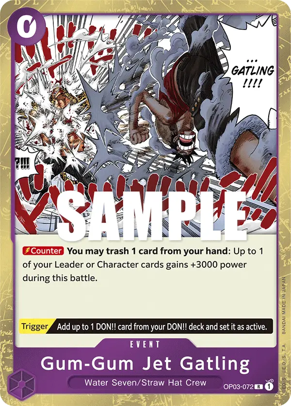 Gum-Gum Jet Gatling, Pillars of Strength OP03-072
