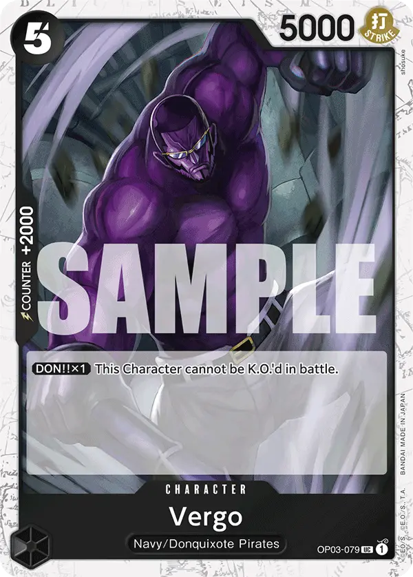 Vergo (Jolly Roger Foil), Premium Booster -The Best- OP03-079