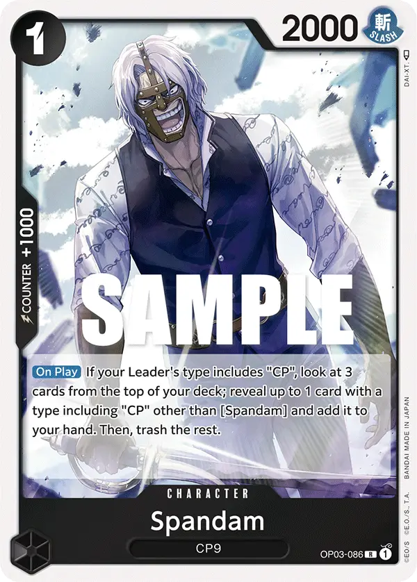 Spandam, Pillars of Strength OP03-086