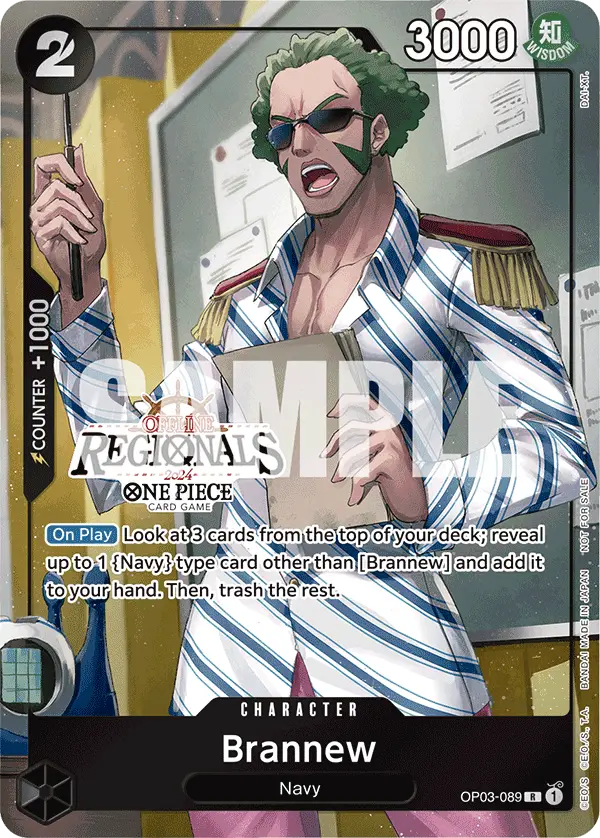 Brannew (Online Regional 2024 Finalist), One Piece Promotion Cards OP03-089