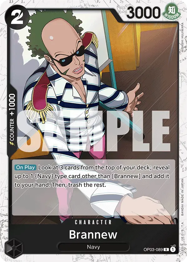 Brannew (Jolly Roger Foil), Premium Booster -The Best- OP03-089
