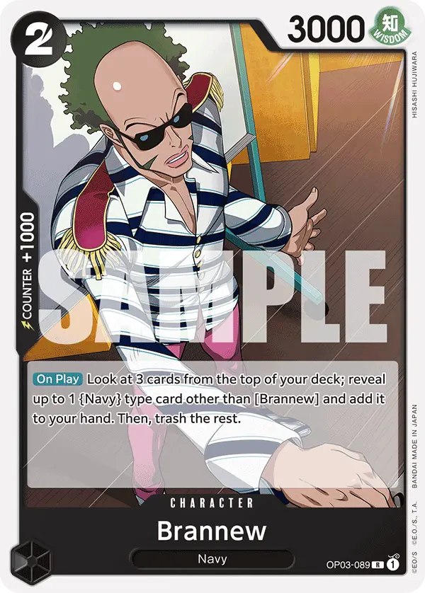 Brannew, Starter Deck 19 BLACK Smoker OP03-089