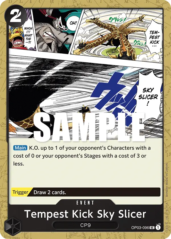 Tempest Kick Sky Slicer, Pillars of Strength OP03-096