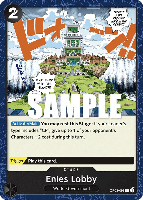 Enies Lobby, Pillars of Strength OP03-098