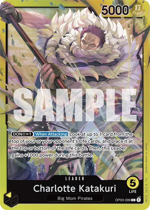Charlotte Katakuri, Starter Deck 20 YELLOW Charlotte Katakuri OP03-099