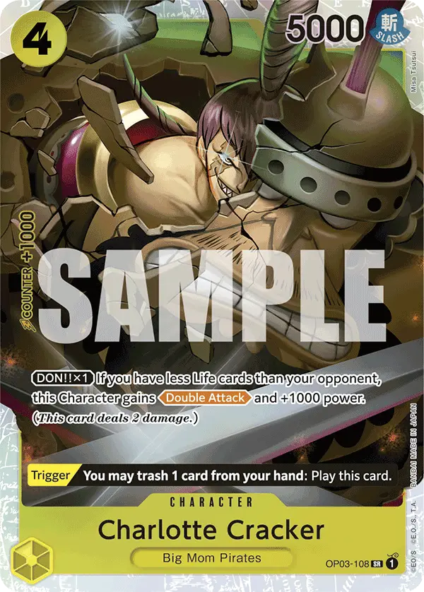 Charlotte Cracker (Reprint), Premium Booster -The Best- OP03-108