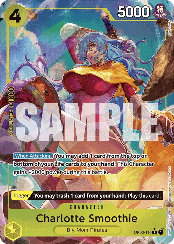 Charlotte Smoothie (Full Art), Premium Booster -The Best- OP03-110