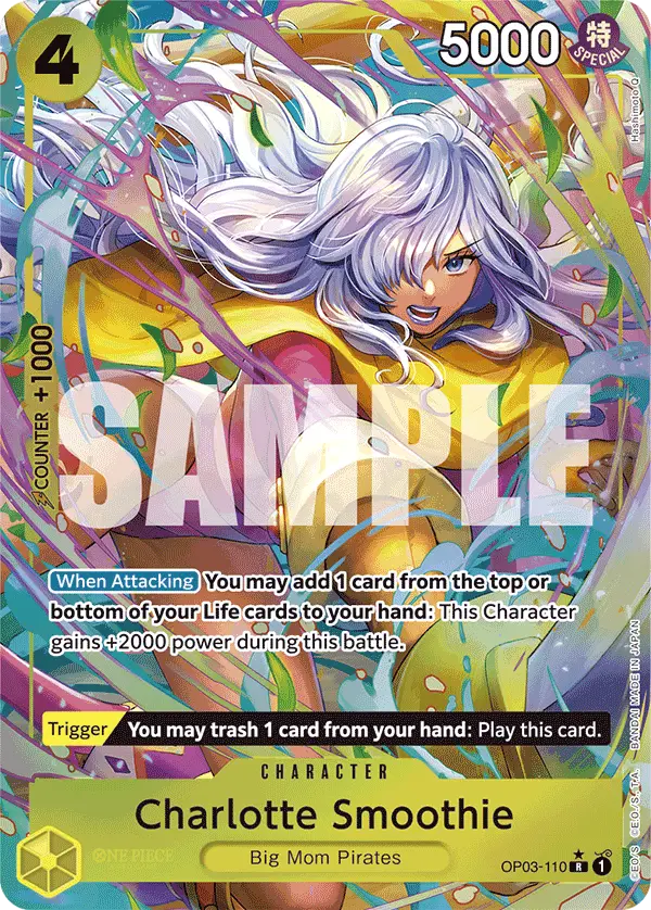 Charlotte Smoothie (Alt Art), Premium Booster -The Best- OP03-110