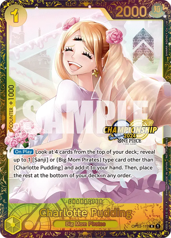 Charlotte Pudding (Championship 2024), One Piece Promotion Cards OP03-112