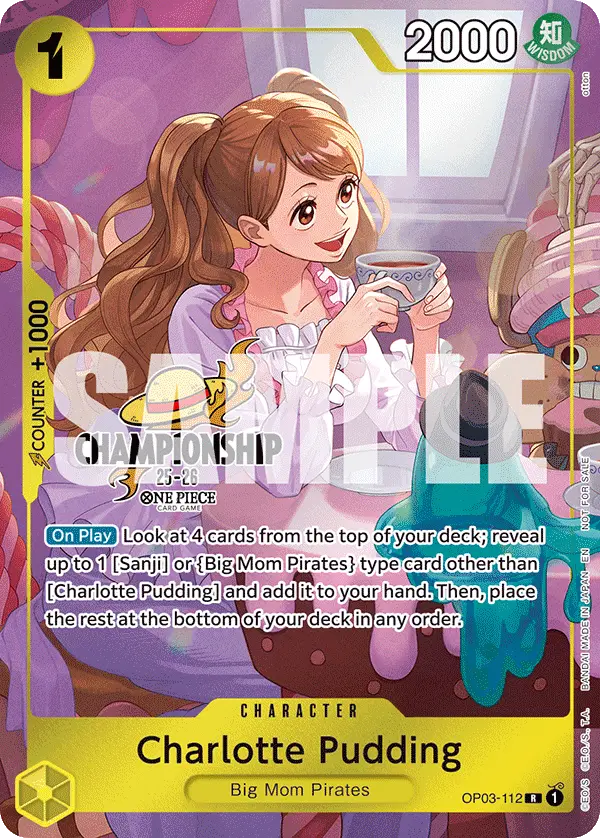 Charlotte Pudding (CS 25-26 Celebration Pack), One Piece Promotion Cards OP03-112