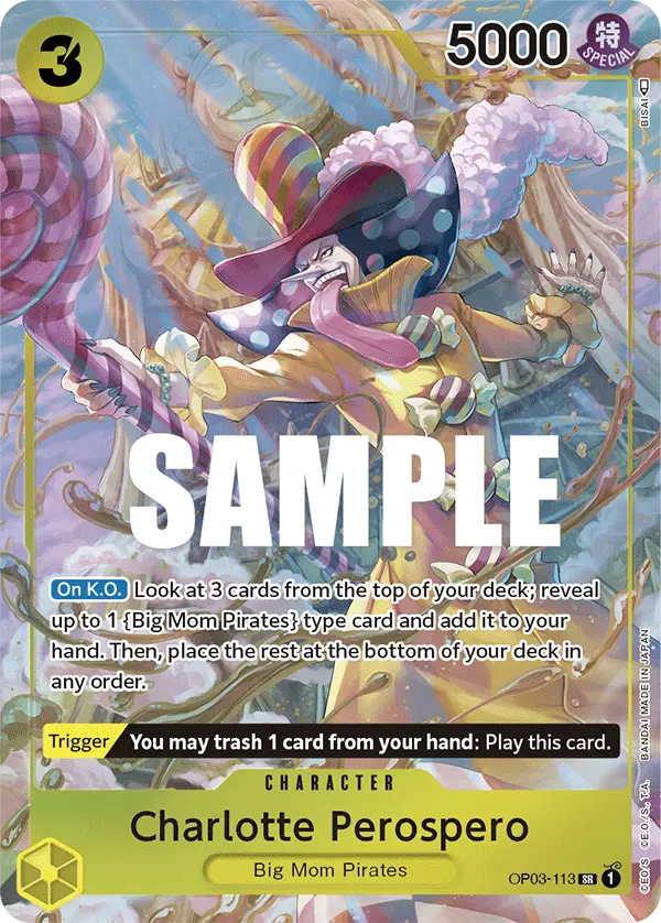Charlotte Perospero (Alt Art), Pillars of Strength OP03-113
