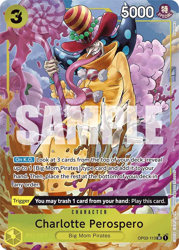 Charlotte Perospero (Alt Art), Premium Booster -The Best- OP03-113