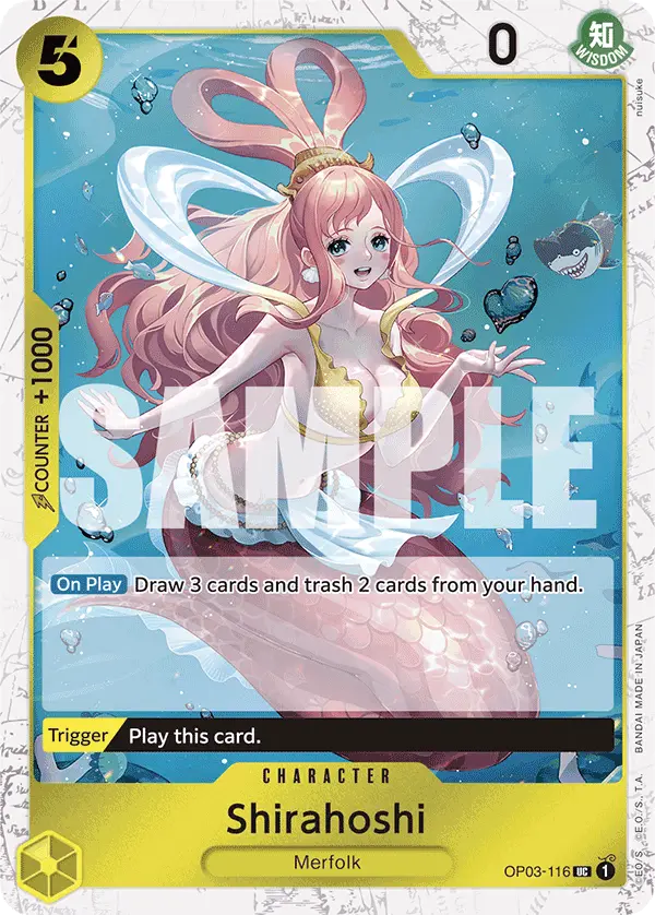 Shirahoshi (Jolly Roger Foil), Premium Booster -The Best- OP03-116