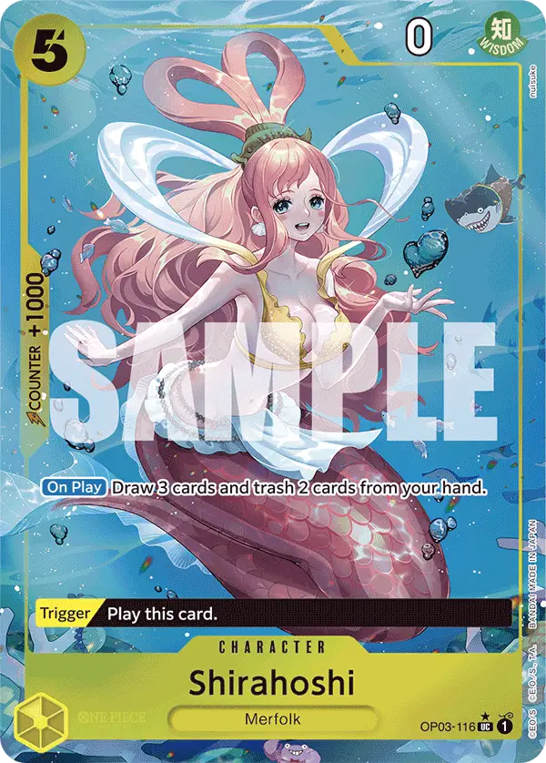 Shirahoshi (Full Art), Premium Booster -The Best- OP03-116