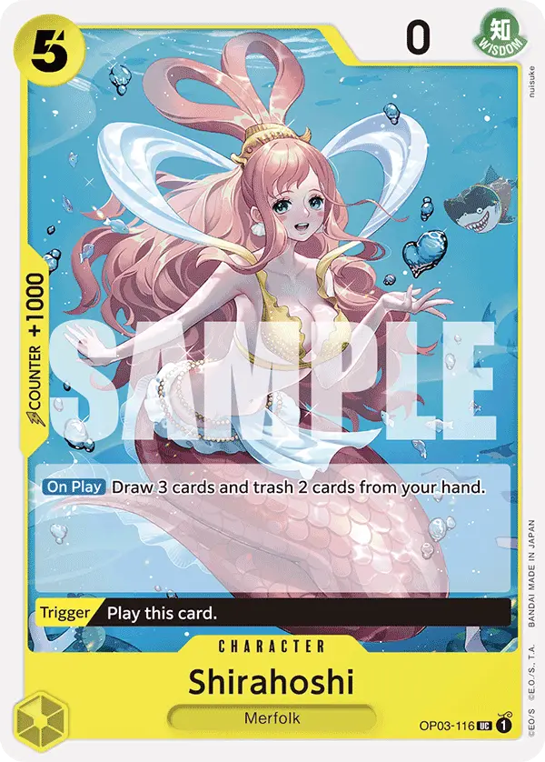 Shirahoshi (Reprint), Premium Booster -The Best- OP03-116