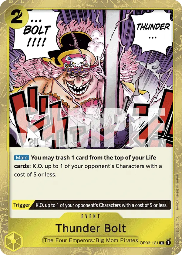 Thunder Bolt (Jolly Roger Foil), Premium Booster -The Best- OP03-121