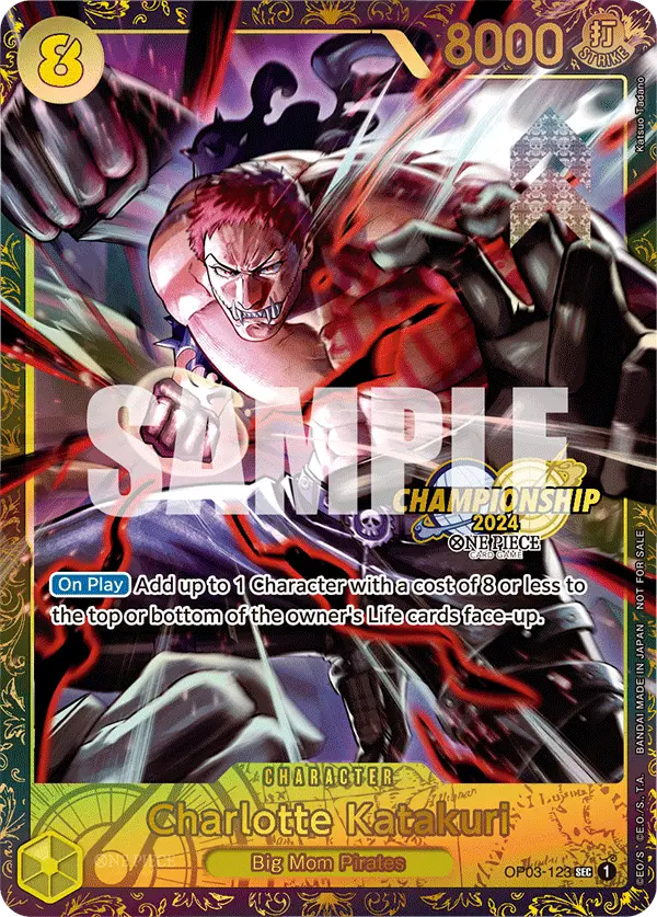 Charlotte Katakuri (Championship 2024), One Piece Promotion Cards OP03-123