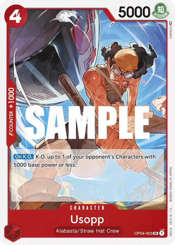 Usopp, Kingdoms of Intrigue OP04-003
