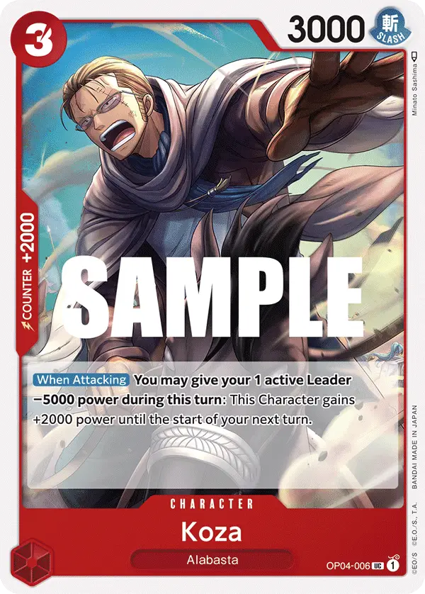 Koza, Kingdoms of Intrigue OP04-006