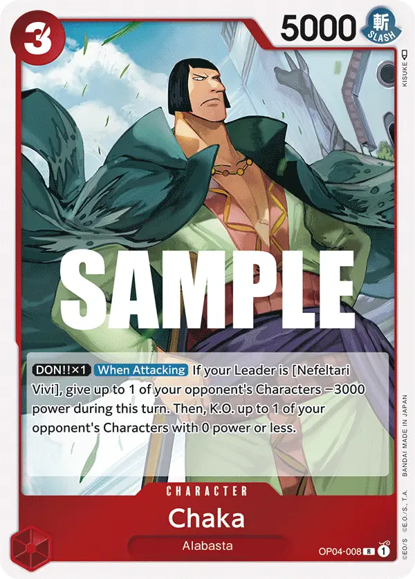 Chaka, Kingdoms of Intrigue OP04-008