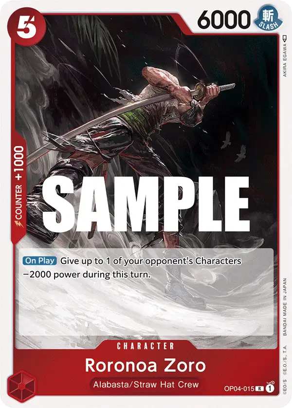 Roronoa Zoro, Kingdoms of Intrigue OP04-015