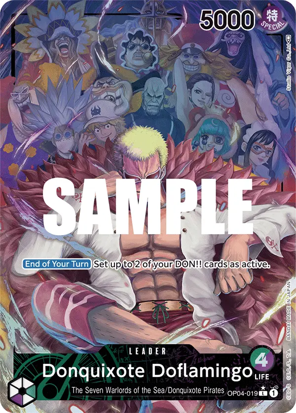 Donquixote Doflamingo (Alt Art), Kingdoms of Intrigue OP04-019
