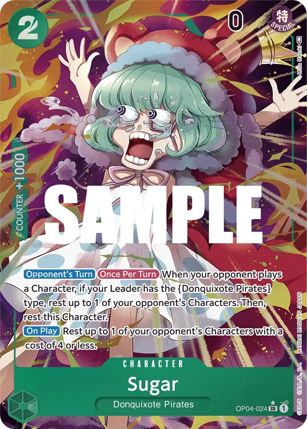 Sugar (Alt Art), Kingdoms of Intrigue OP04-024