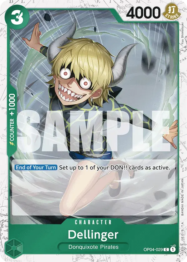 Dellinger (Jolly Roger Foil), Premium Booster -The Best- OP04-029