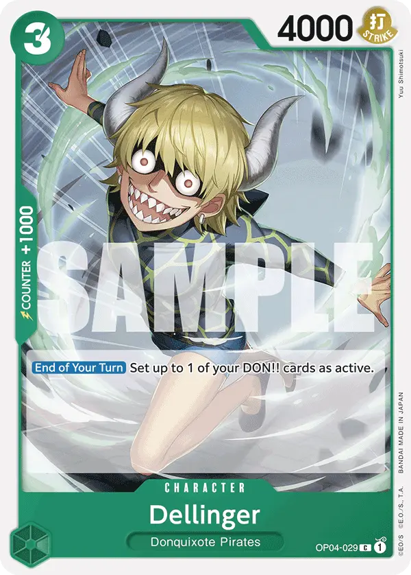 Dellinger (Reprint), Premium Booster -The Best- OP04-029