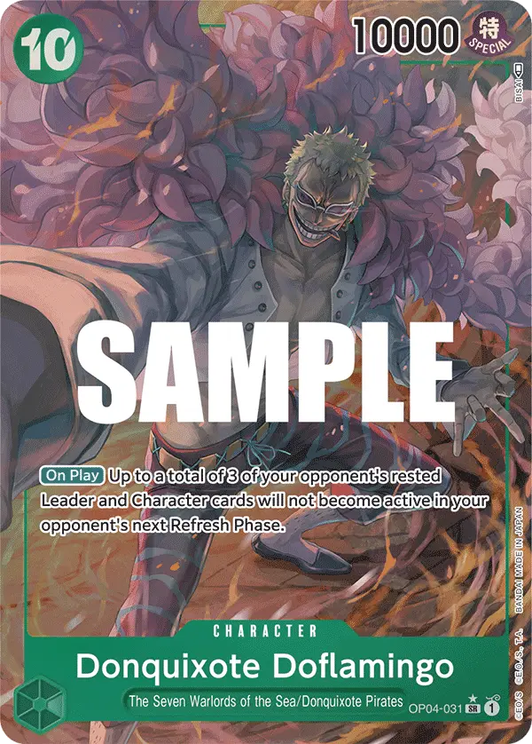 Donquixote Doflamingo (Alt Art), Kingdoms of Intrigue OP04-031